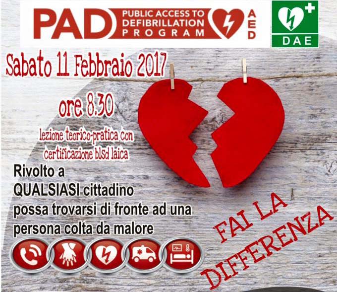 Corso PAD – Public Access to Defibrillation program