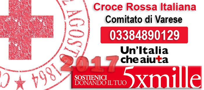 Donare il 5×1000 a Croce Rossa Italiana Comitato di Varese è semplice