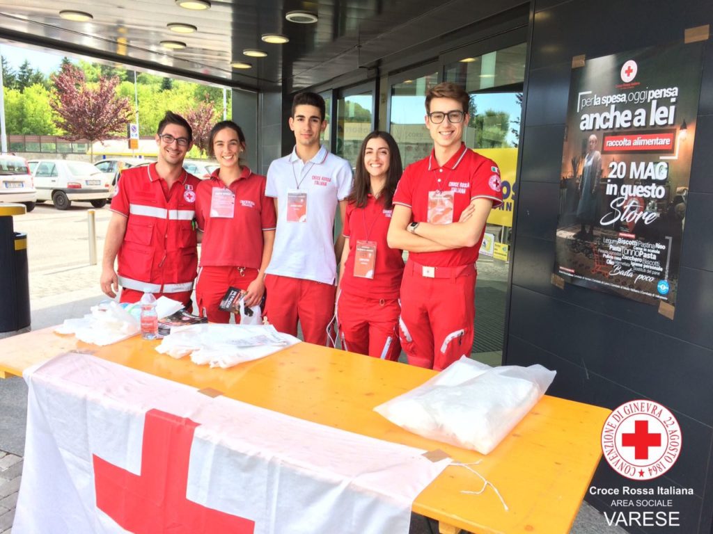 L’unione fa la forza…per la raccolta alimenti della Croce Rossa Italiana