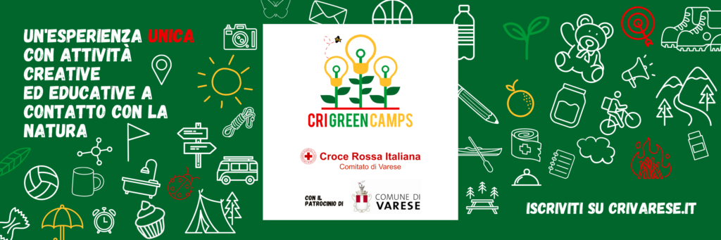 CRI Green Camps 2023 – Aperte le iscrizioni
