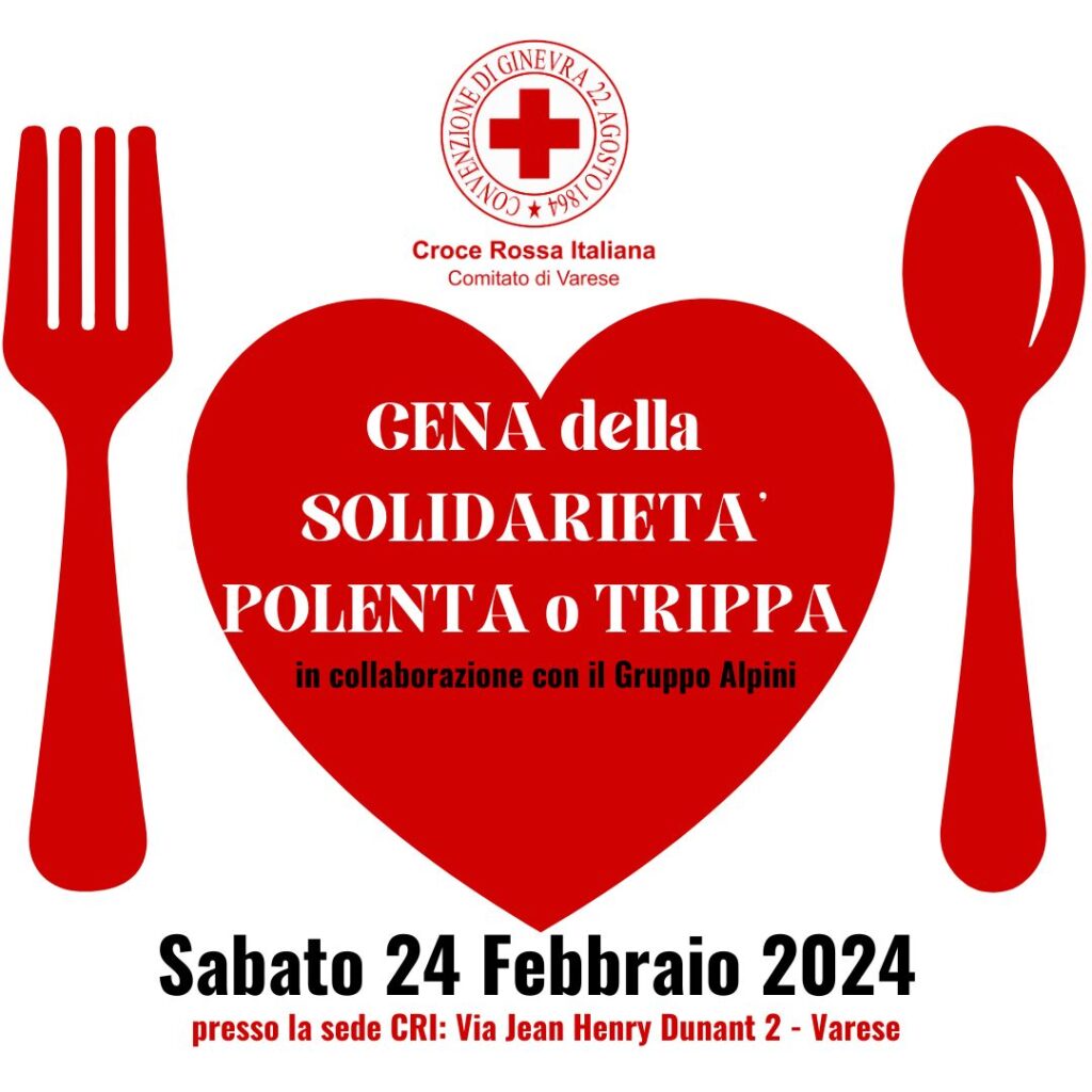 Cena della Solidarietà – 24 Febbraio 2024