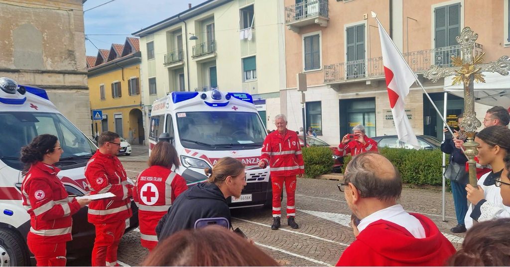 Inaugurazione Ambulanza CRI Tradate